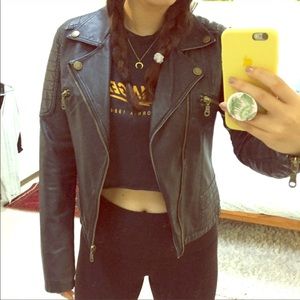 Billabong leather jacket
